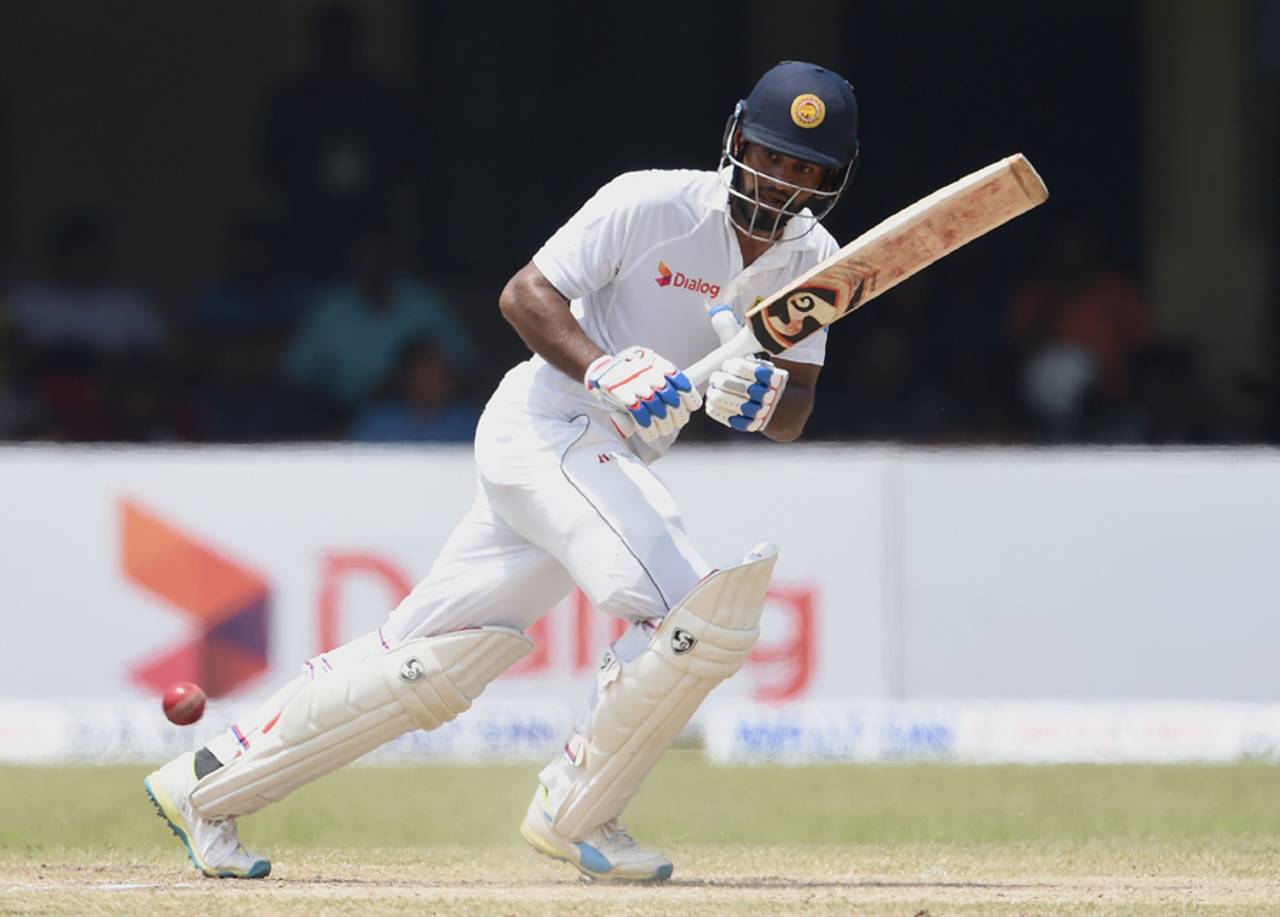 Dimuth Karunaratne was the only batsman to do the job expected of him&nbsp;&nbsp;&bull;&nbsp;&nbsp;AFP