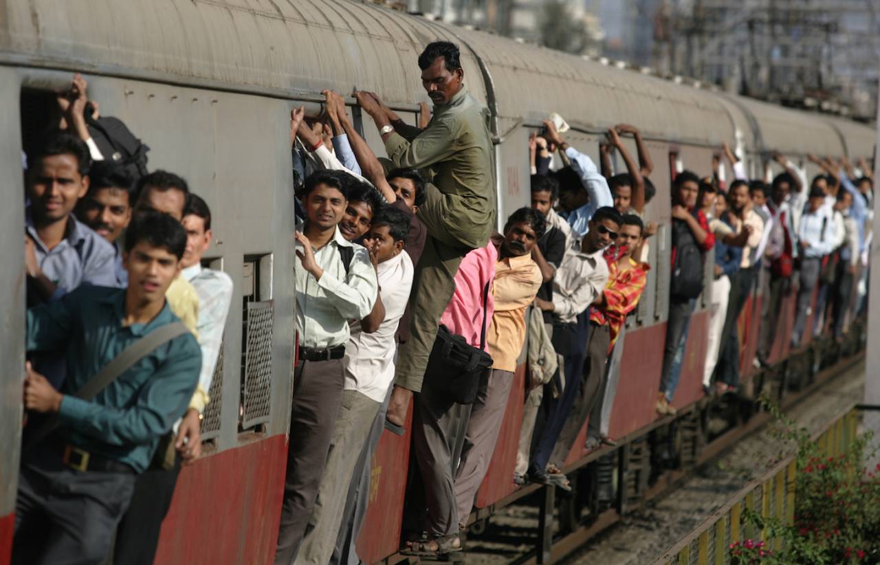 Local train travel in Mumbai is an adventure sport