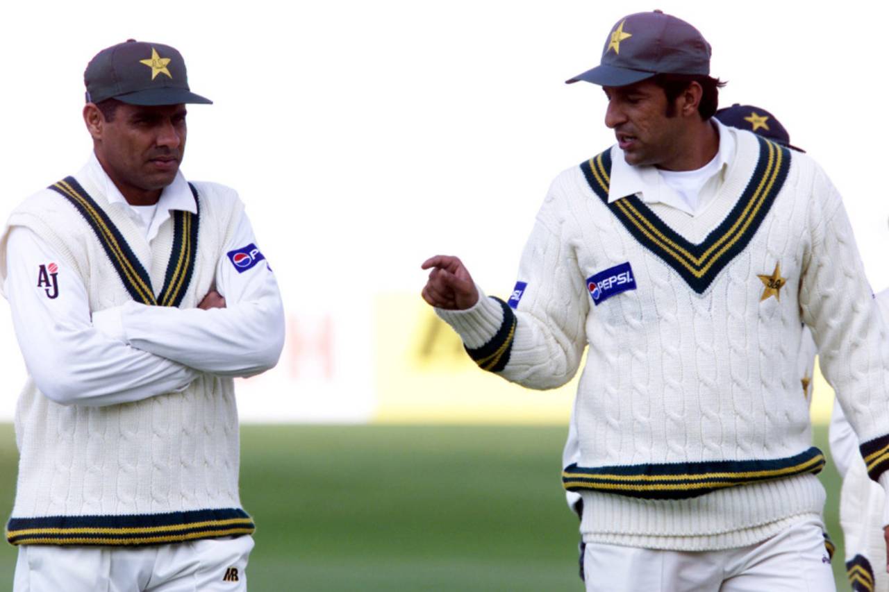 Wasim Akram and Waqar Younis dominated world cricket in the 1990s, despite differences in their relationship&nbsp;&nbsp;&bull;&nbsp;&nbsp;PA Photos