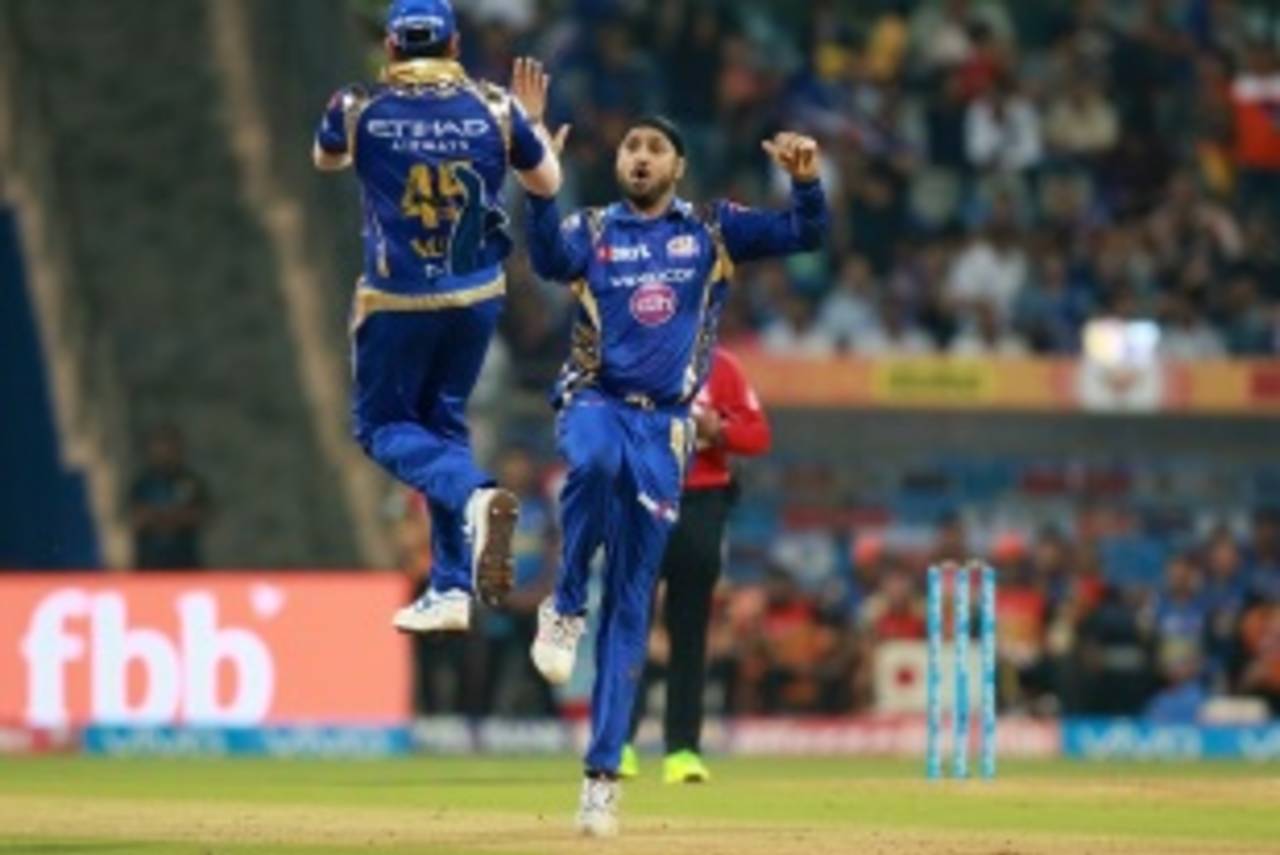 Harbhajan Singh finished with figures of 2 for 23 in his four overs&nbsp;&nbsp;&bull;&nbsp;&nbsp;BCCI