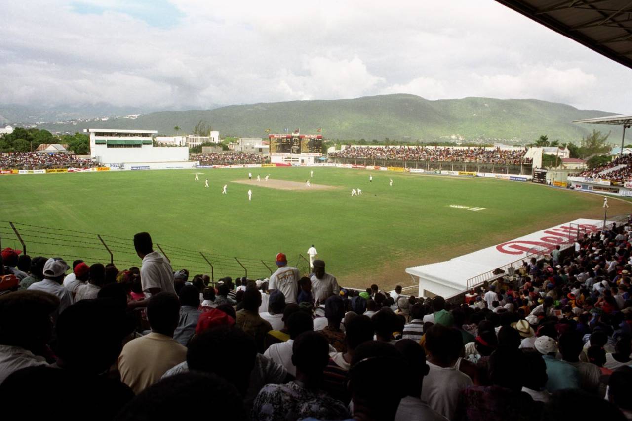 Pace and bounce and everything's that's nasty: in its heyday, Sabina Park was a pitch tailor-made for the pace foursomes West Indies routinely played&nbsp;&nbsp;&bull;&nbsp;&nbsp;Getty Images