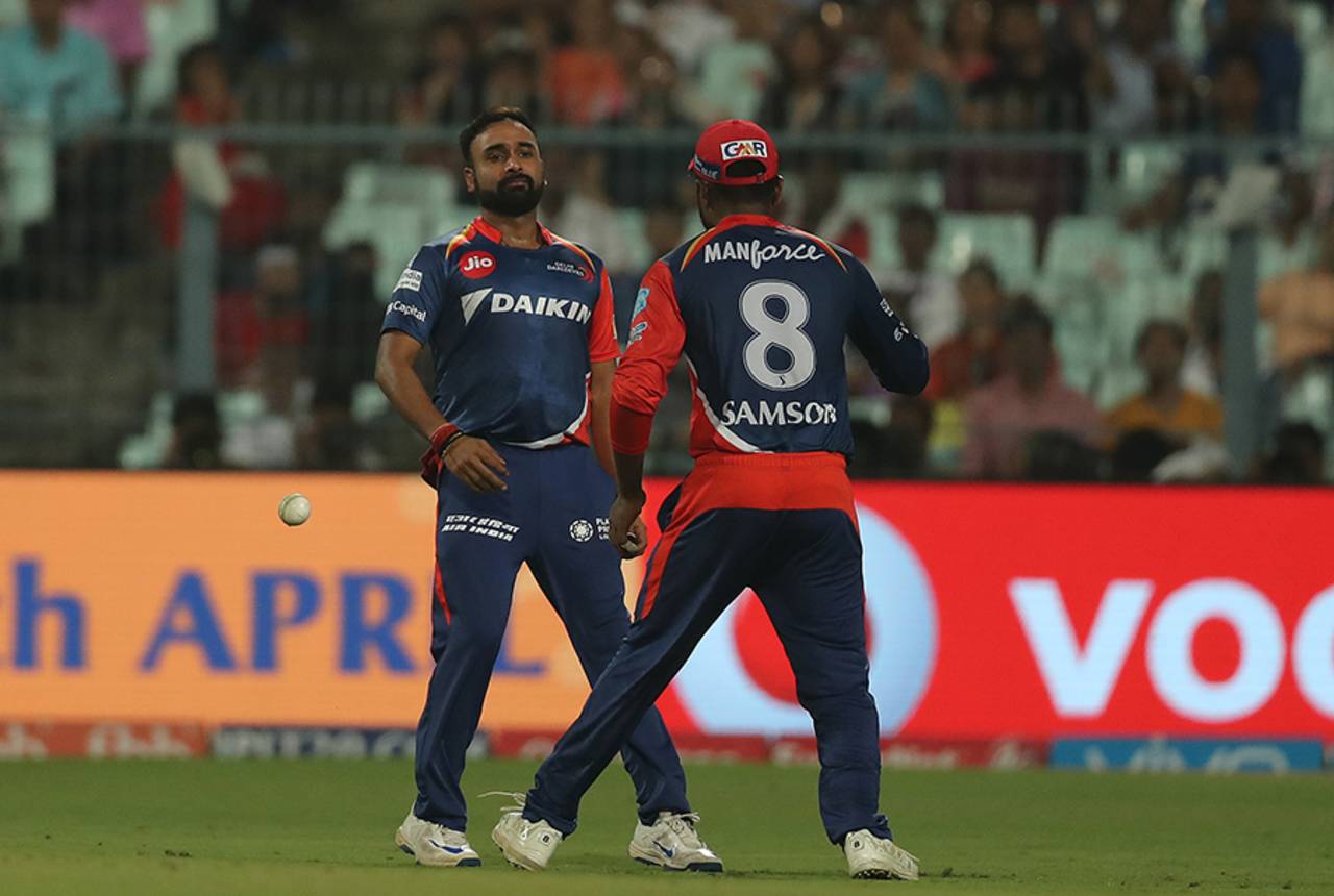 Whose catch is it anyway? Amit Mishra and Sanju Samson didn't quite have the answer during their loss&nbsp;&nbsp;&bull;&nbsp;&nbsp;BCCI