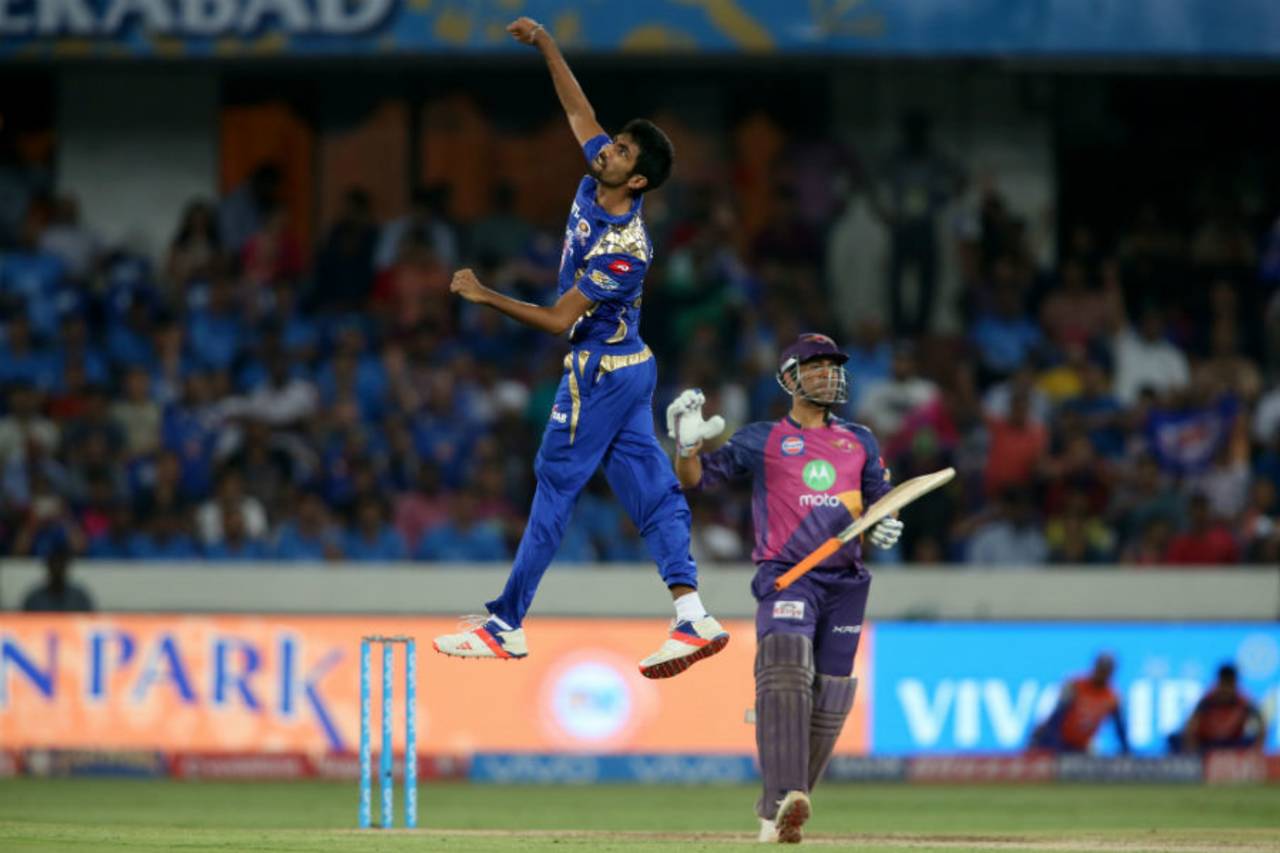 Jasprit Bumrah's dismissal of MS Dhoni in the 17th over swung the match Mumbai's way&nbsp;&nbsp;&bull;&nbsp;&nbsp;BCCI