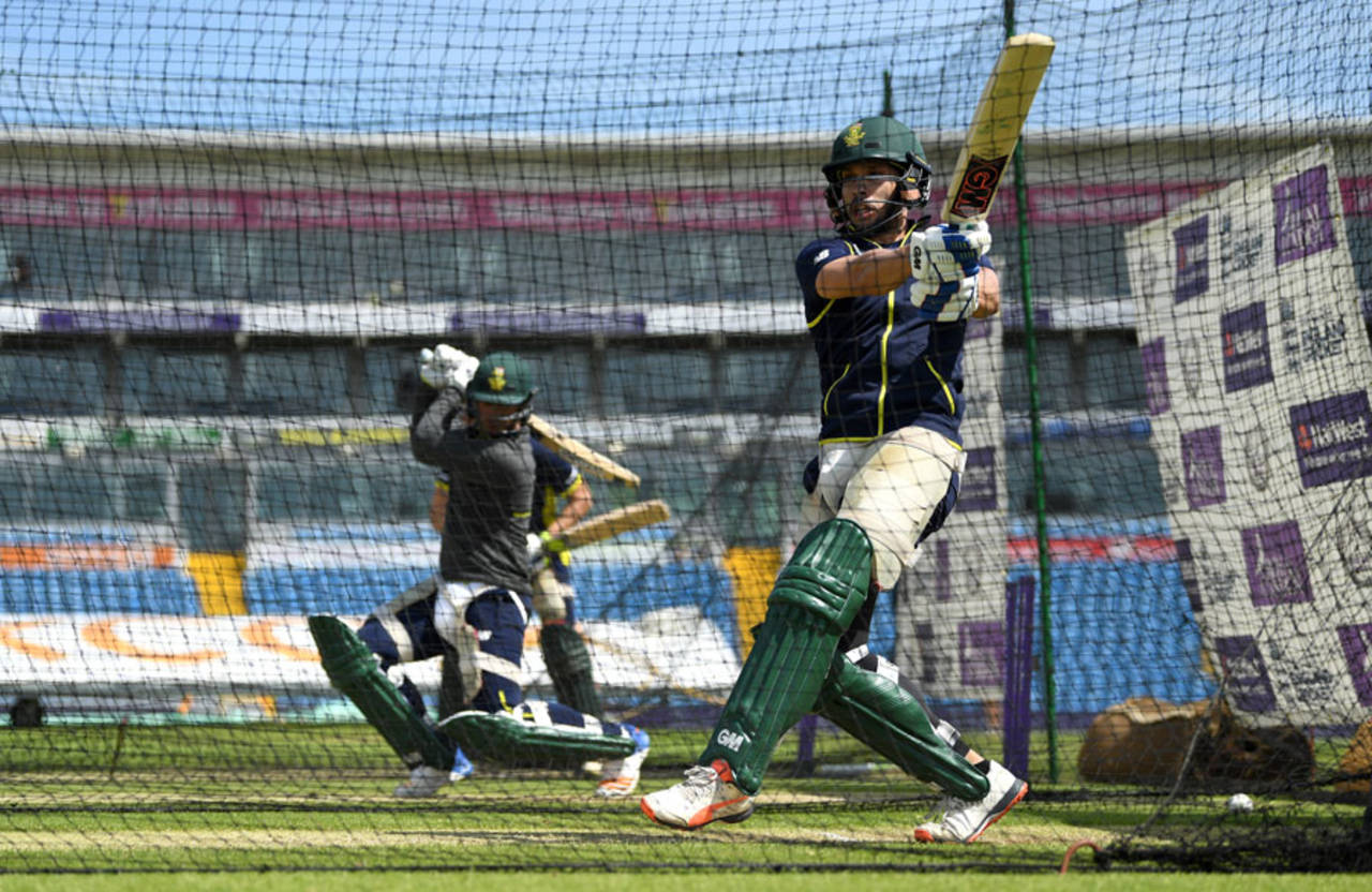 South Africa engaged in net practice at Headingley after being briefed about security&nbsp;&nbsp;&bull;&nbsp;&nbsp;Getty Images