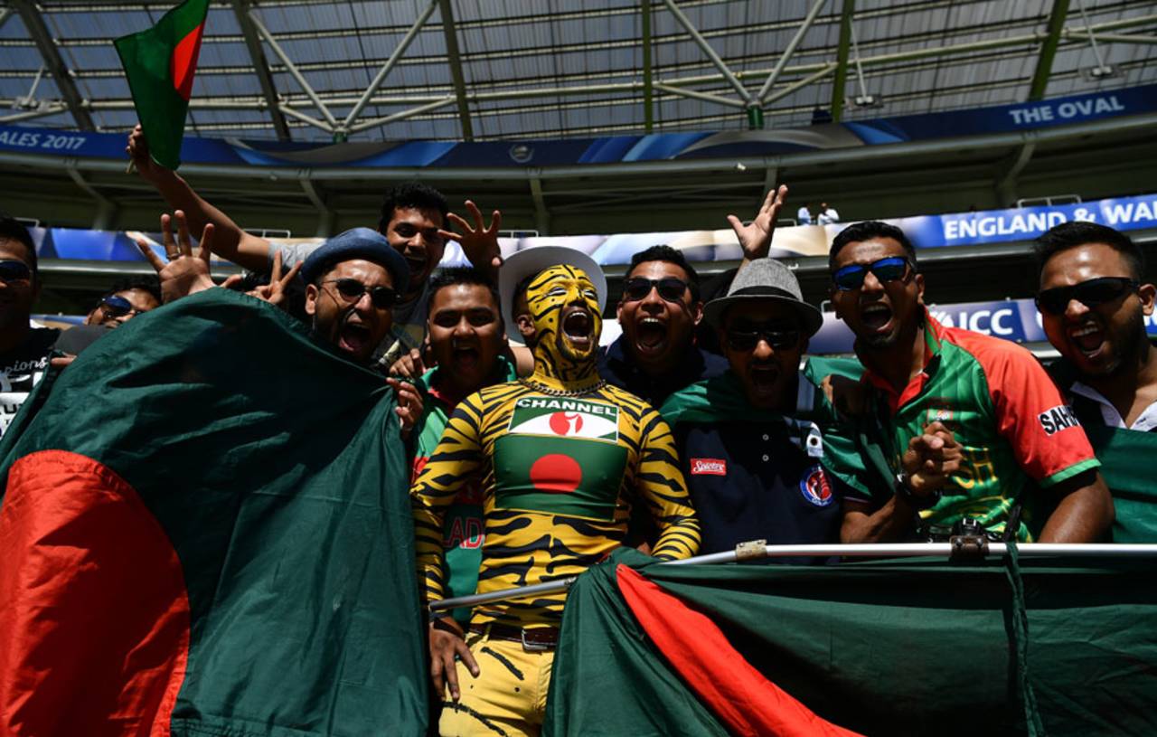 The fans took full advantage of the ICC's affordable ticket policy&nbsp;&nbsp;&bull;&nbsp;&nbsp;Getty Images