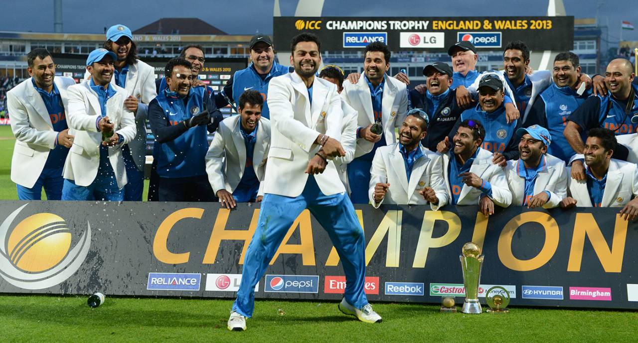 Virat Kohli gets his moves on, England v India, ICC Champions Trophy final, Edgbaston, June 23, 2013