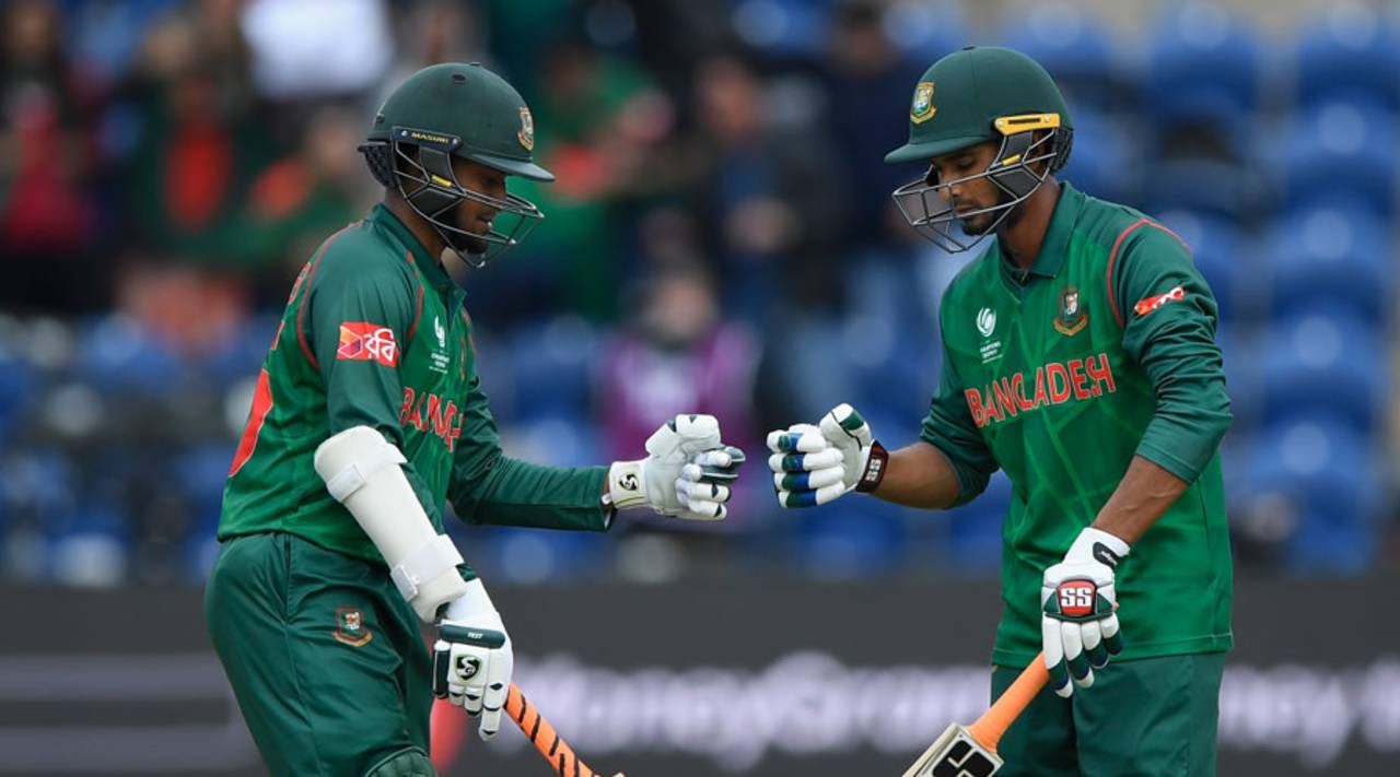 Shakib Al Hasan and Mahmudullah were the architects of another famous Bangladesh win in Cardiff&nbsp;&nbsp;&bull;&nbsp;&nbsp;Getty Images