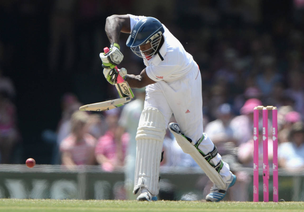 Solid shot from Michael Carberry, not such a solid bat, Australia v England, 5th Test, Sydney, 3rd day, January 5, 2014