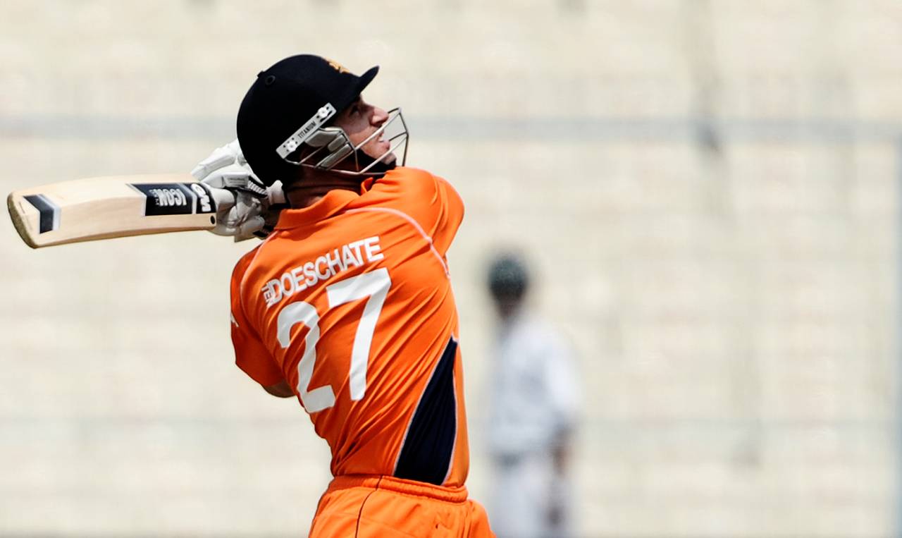 Ryan ten Doeschate last played for Netherlands at the 2011 World Cup&nbsp;&nbsp;&bull;&nbsp;&nbsp;AFP/Getty Images