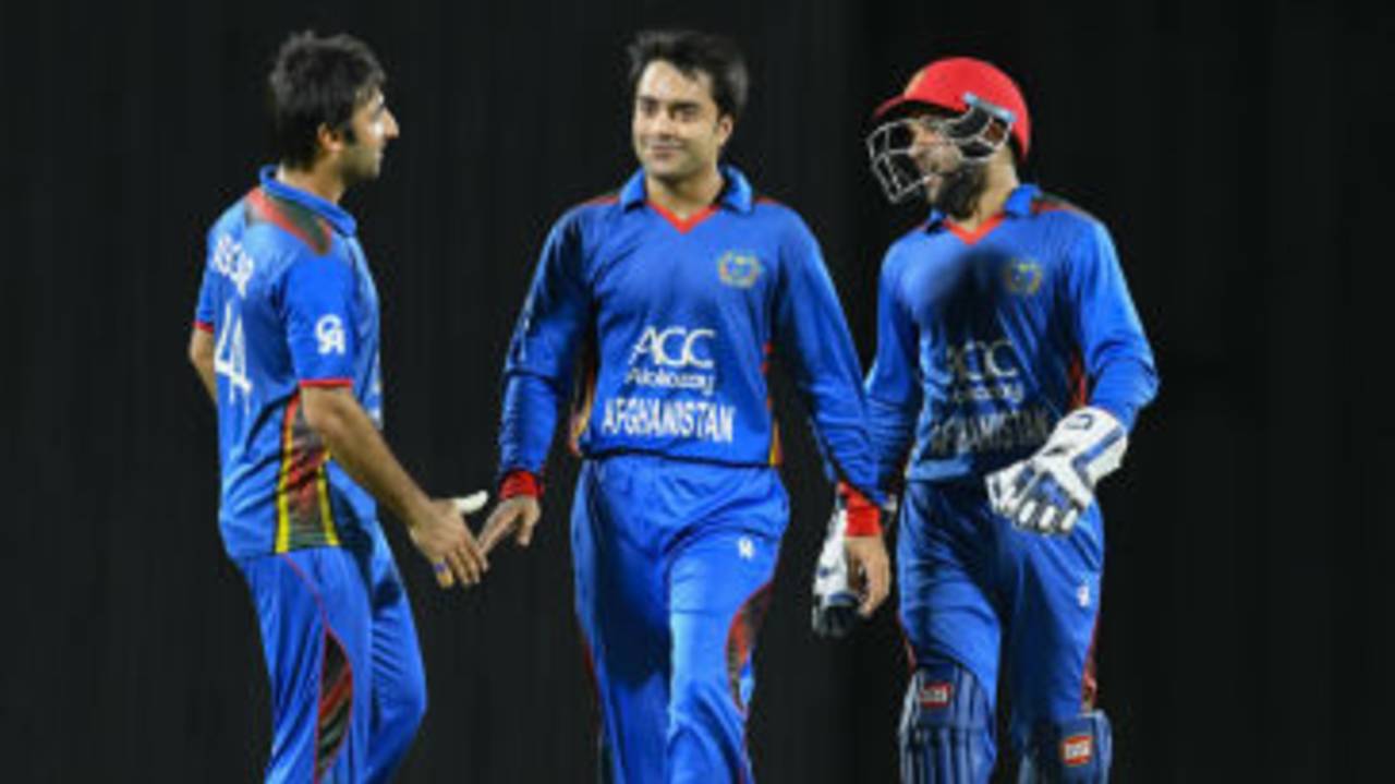 Rashid Khan was twice on a hat-trick during his seven-wicket haul&nbsp;&nbsp;&bull;&nbsp;&nbsp;Getty Images