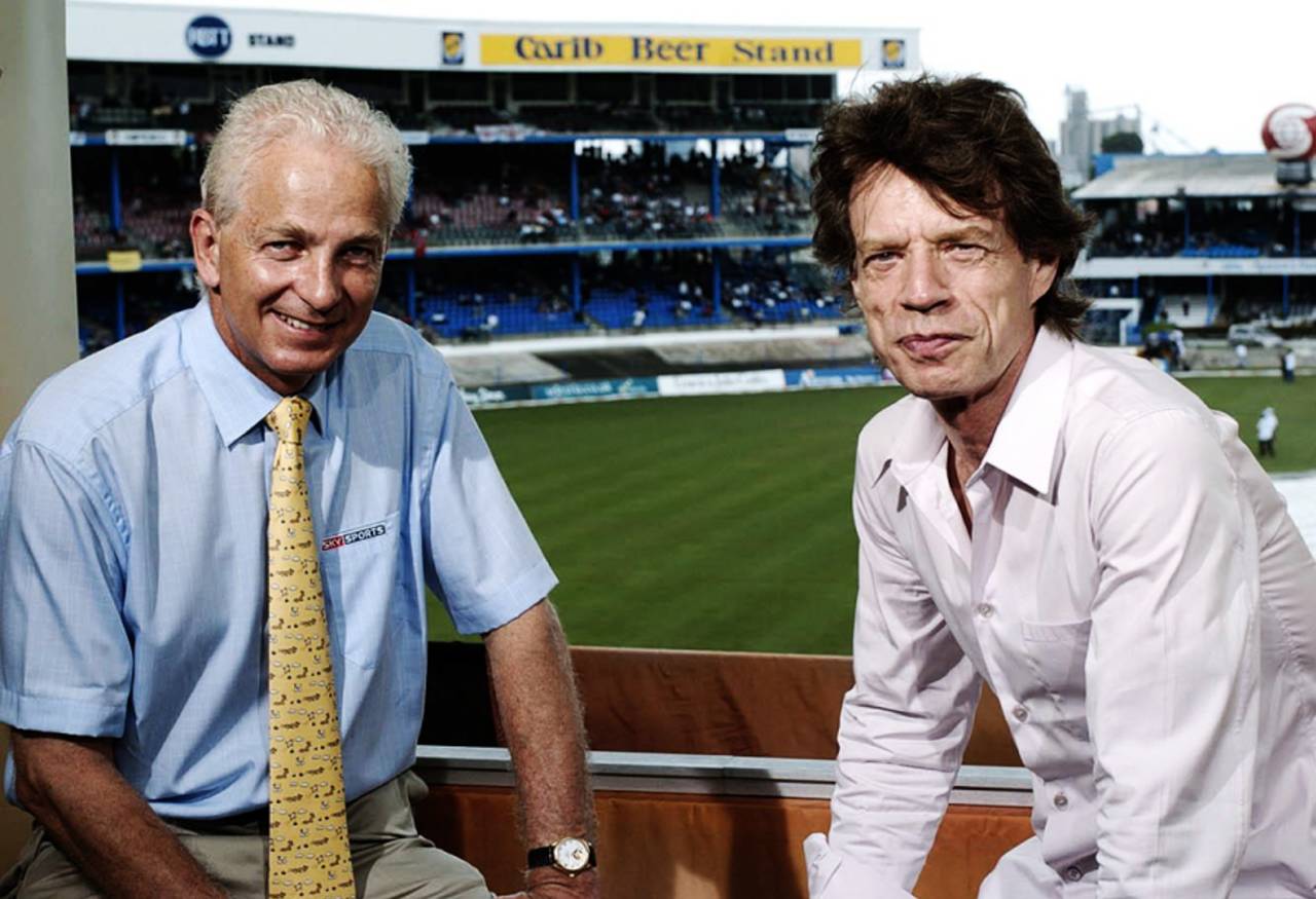 Mick Jagger (right) helped bring live audio commentary to Cricinfo in 1998&nbsp;&nbsp;&bull;&nbsp;&nbsp;PA Photos