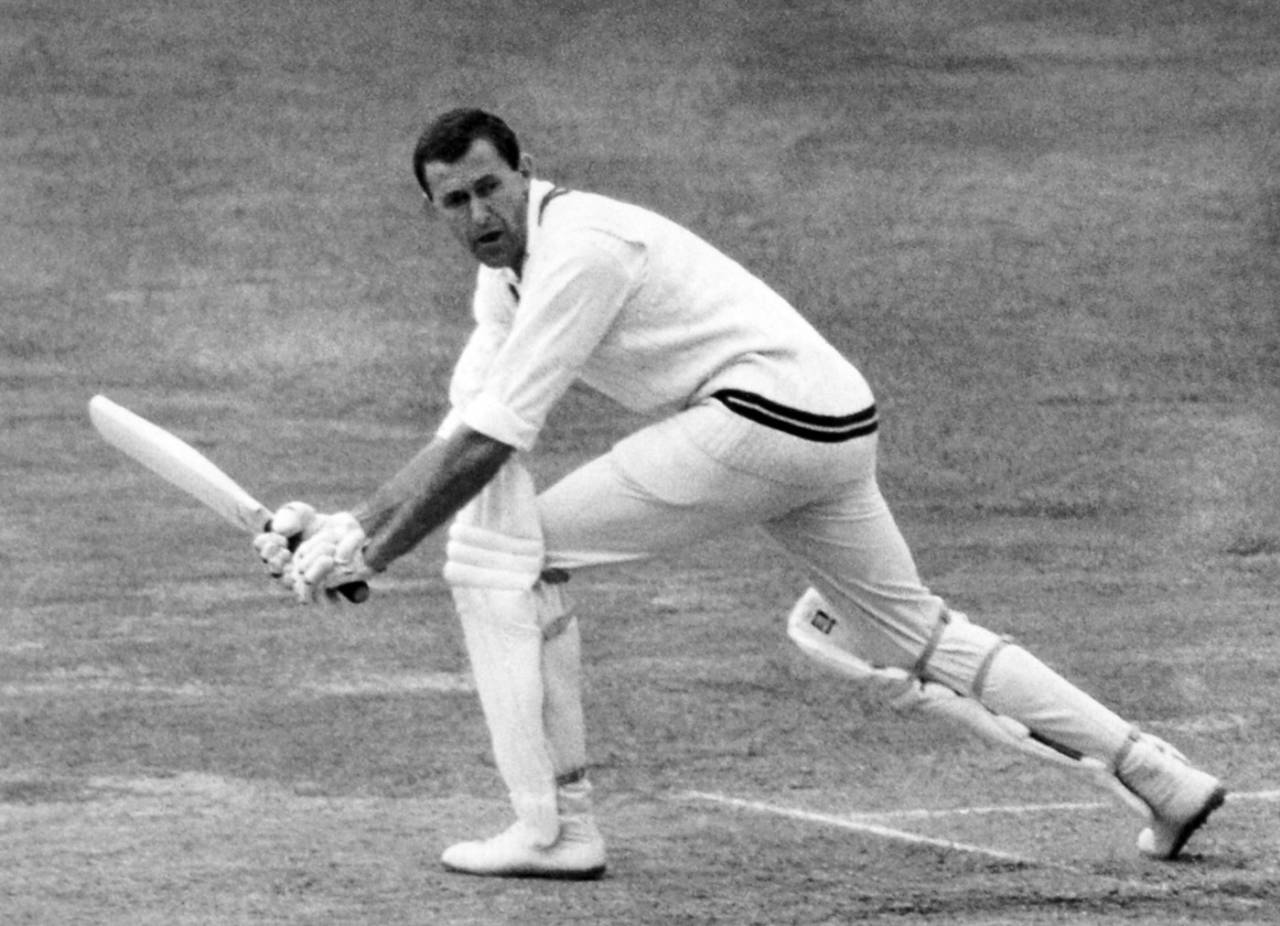 Colin Bland in action during South Africa's tour of England in 1965, Lord's