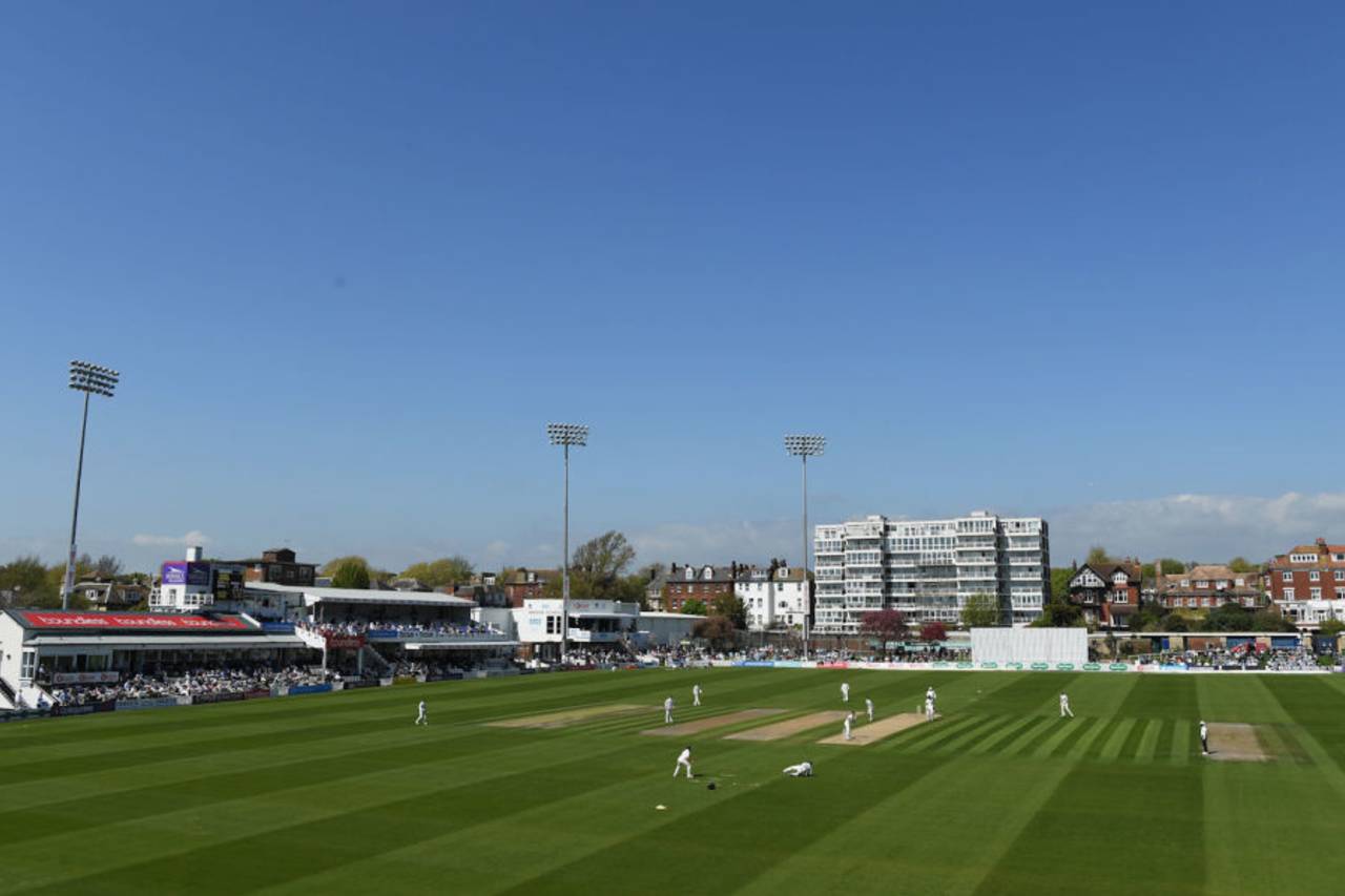 Hove cricket ground, Sussex v Middlesex, May 4, 2018
