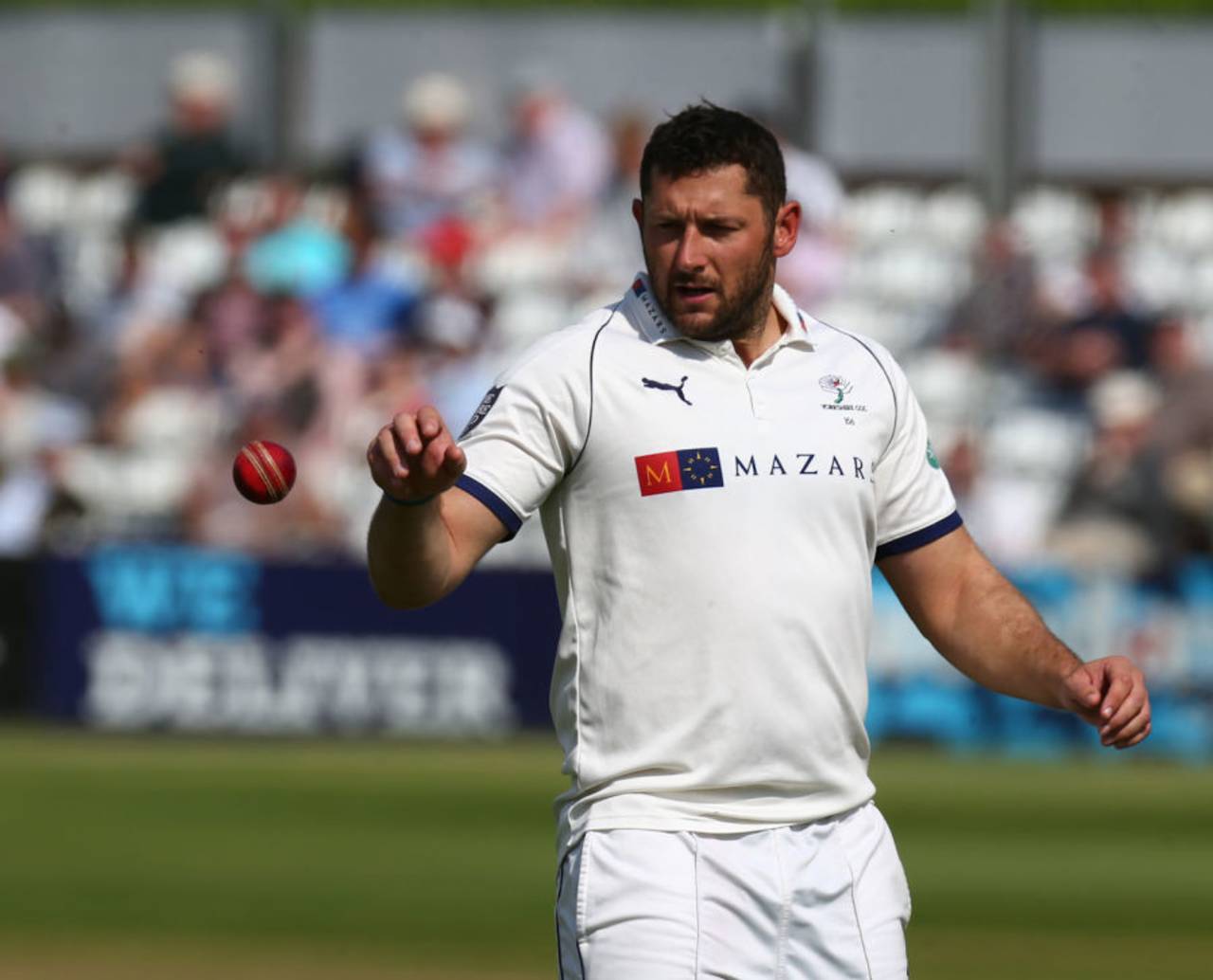 Tim Bresnan was in the wickets for Yorkshire, Essex v Yorkshire, Chelmsford, Specsavers Championship Division One, Chelmsford, May 4, 2018