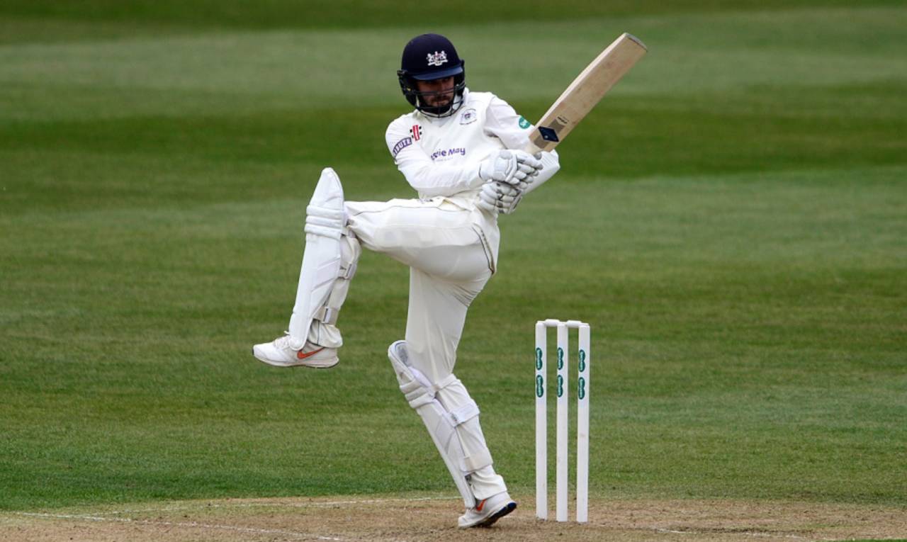 Jack Taylor in action for Gloucestershire, Gloucestershire v Derbyshire, Specsavers Campionship, Division Two, April 21, 2017