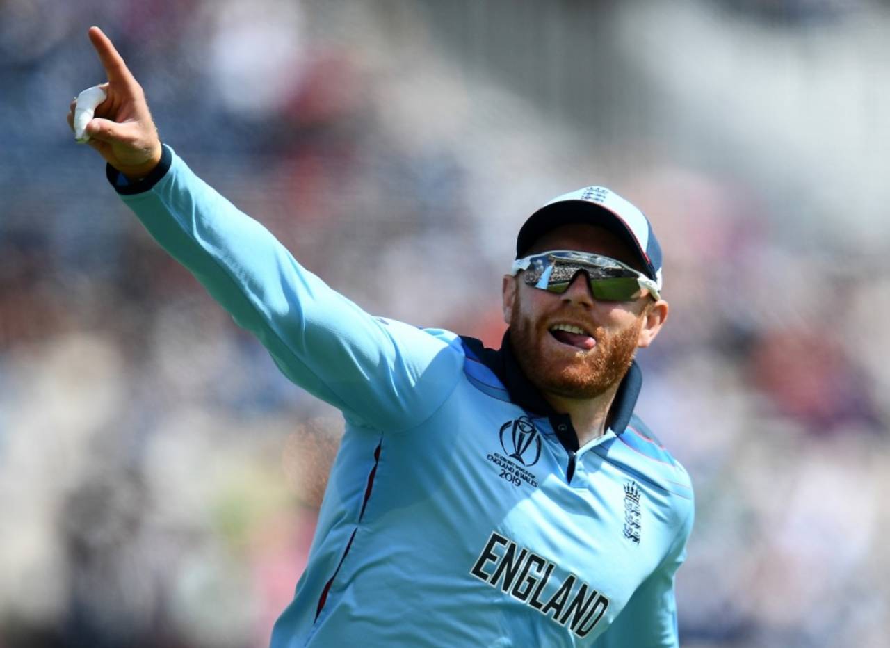 Jonny Bairstow during England's World Cup warm-up against Australia, England v Australia, World Cup 2019 warm-up, Southampton, May 25, 2019