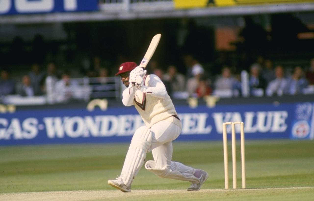 Gordon Greenidge on his way to his match-winning double-hundred at Lord's&nbsp;&nbsp;&bull;&nbsp;&nbsp;Getty Images