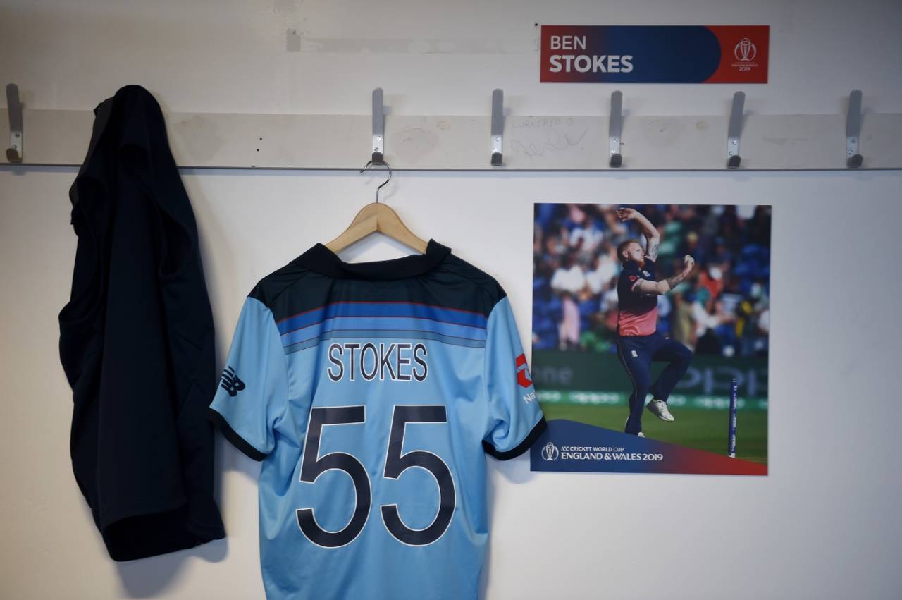 Ben Stokes' locker is a much calmer place these days