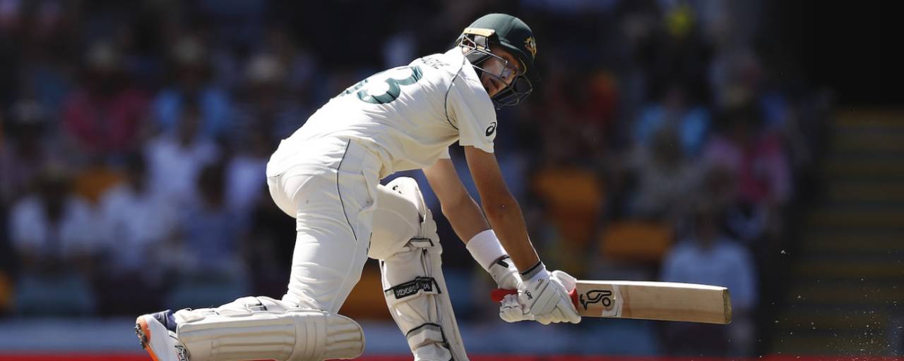 Marnus Labuschagne reverse sweeps&nbsp;&nbsp;&bull;&nbsp;&nbsp;Getty Images and Cricket Australia