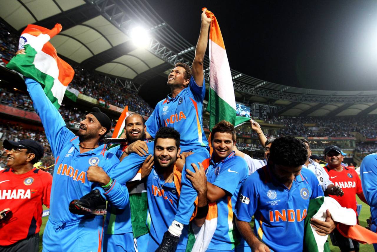 India reached the final of ICC tournaments four times in the decade and won twice&nbsp;&nbsp;&bull;&nbsp;&nbsp;Michael Steele/Getty Images