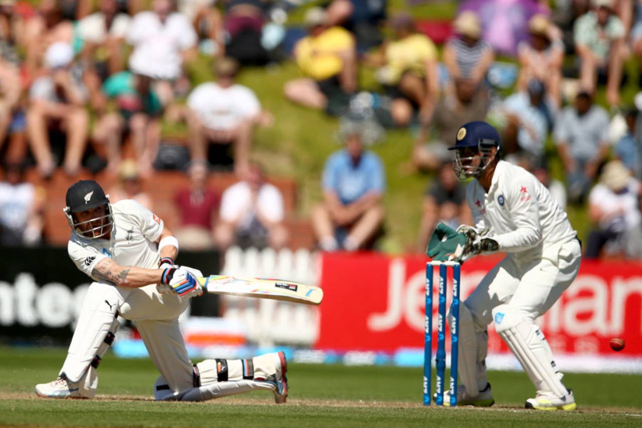 Brendon McCullum batted for nearly 13 hours to make New Zealand's first triple-hundred&nbsp;&nbsp;&bull;&nbsp;&nbsp;Getty Images