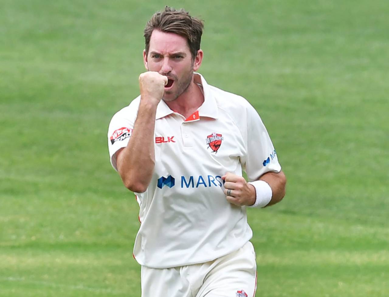 Chadd Sayers claimed his 300th first-class wicket