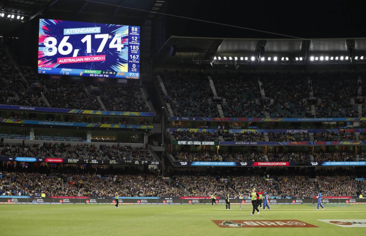 Australia won the 2020 T20 World Cup in front of a huge audience&nbsp;&nbsp;&bull;&nbsp;&nbsp;Getty Images