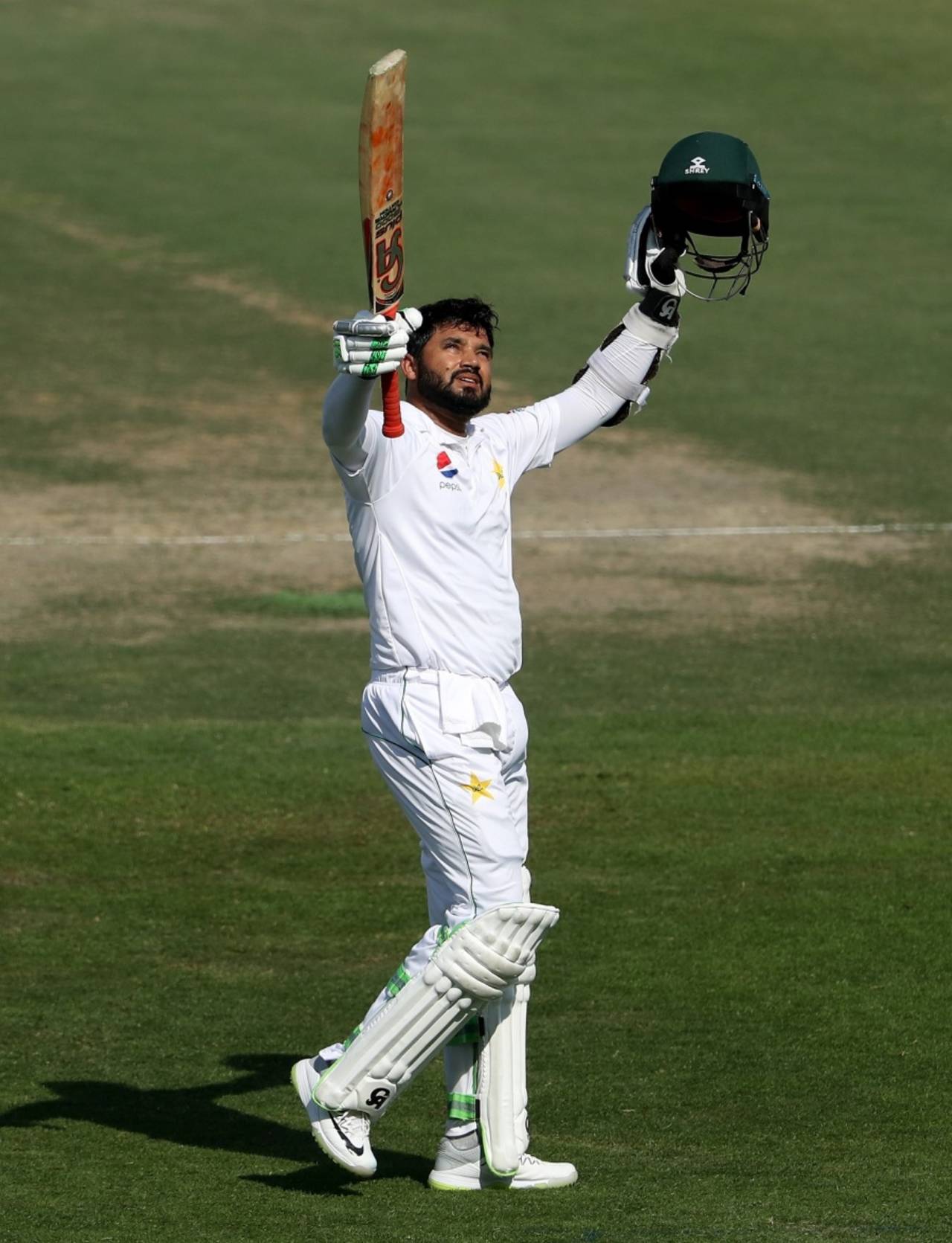 Azhar Ali made a fourth-innings hundred, Pakistan v New Zealand, 3rd Test, Abu Dhabi, 3rd day, December 5, 2018