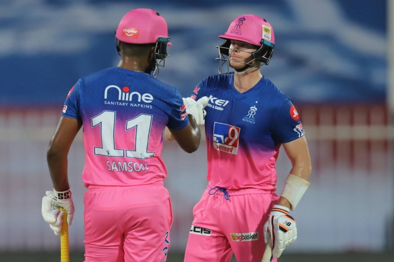 Sanju Samson and Steven Smith have fired at the top for Rajasthan Royals