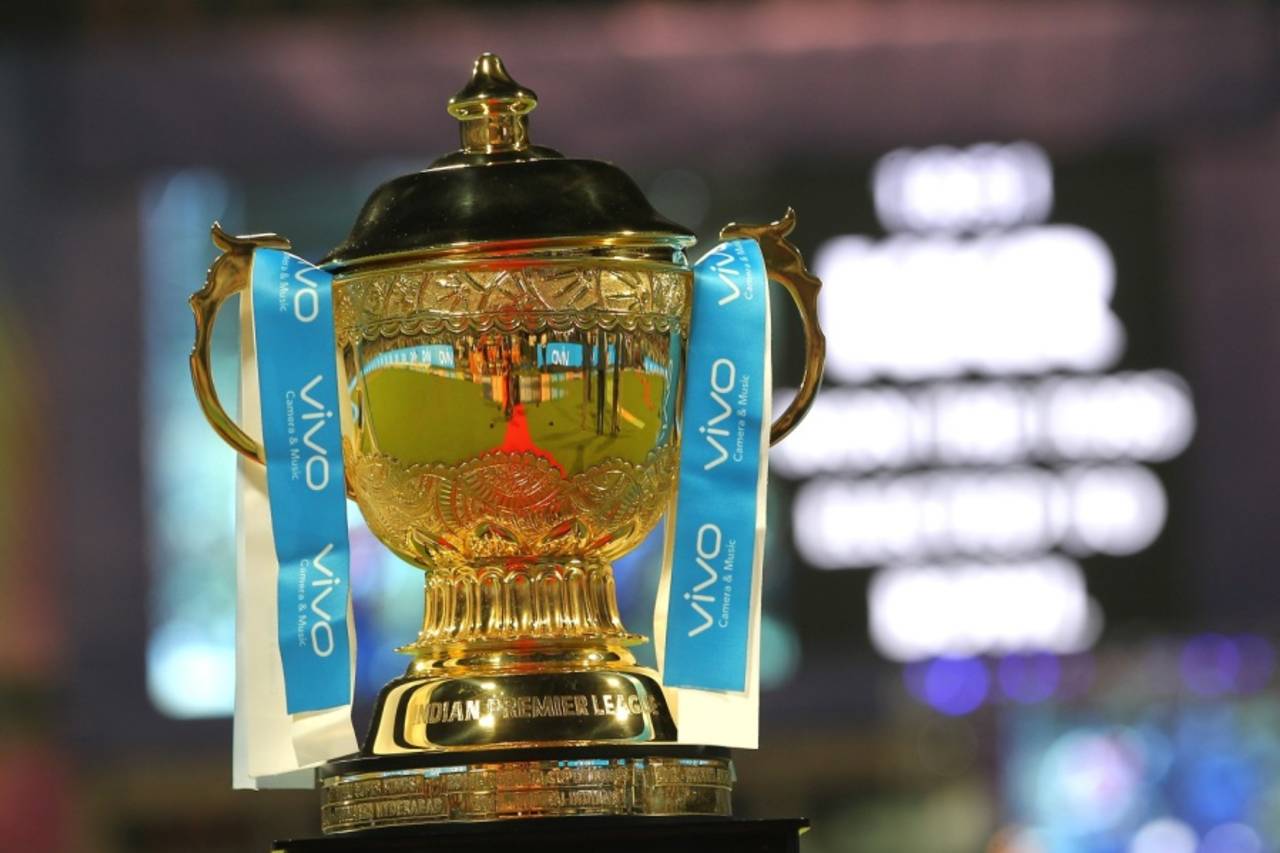 The IPL 2018 trophy on display, Kolkata Knight Riders v Sunrisers Hyderabad, IPL 2018, Qualifier 2, May 25, 2018