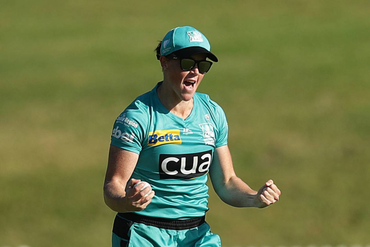 Grace Harris secured victory with three wickets in an over, Adelaide Strikers v Brisbane Heat, WBBL, Drummoyne Oval, November 14, 2020