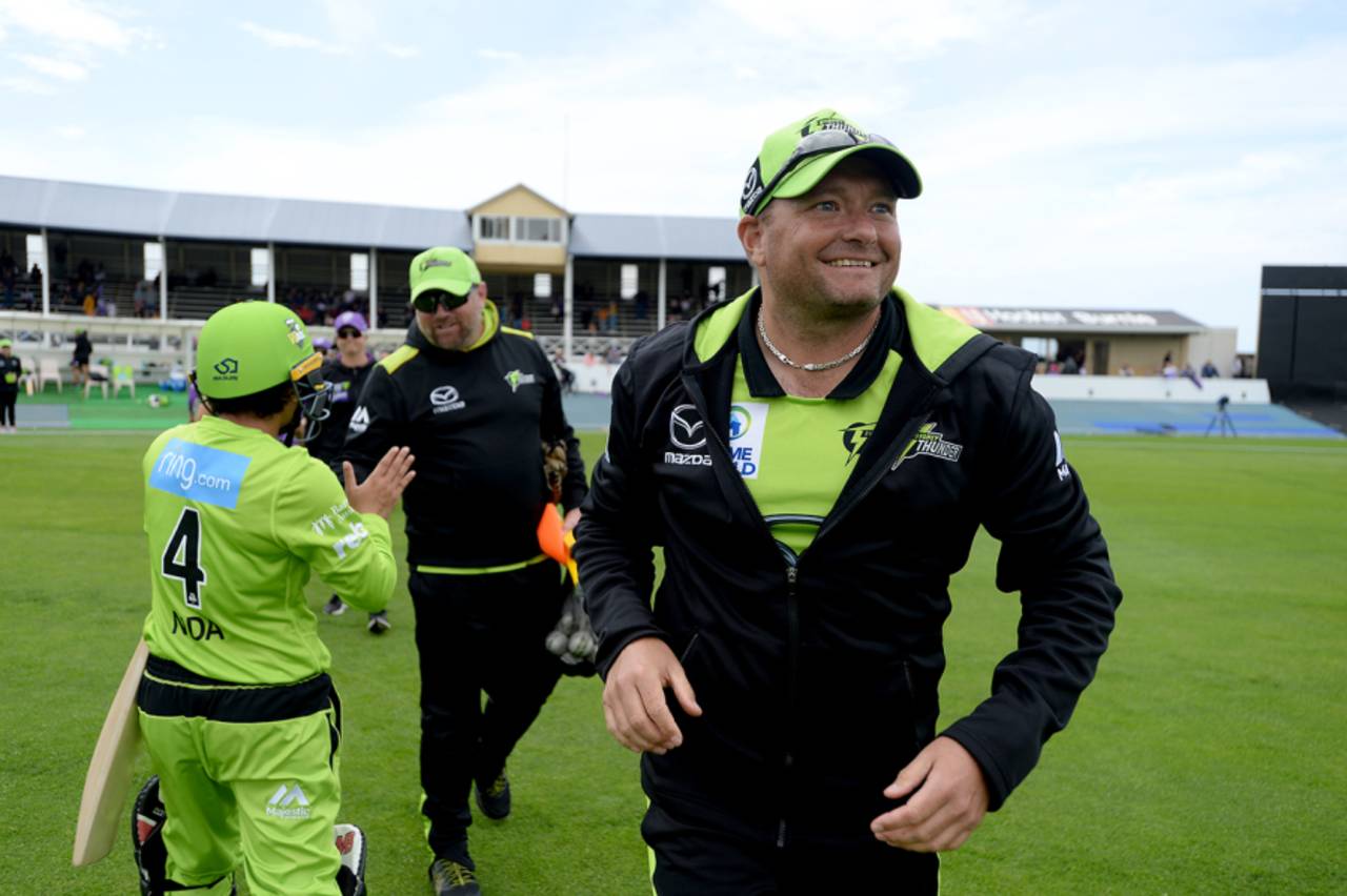 Trevor Griffin on Sydney Thunder's win: "We said to the girls that the teams that embraced hub life would be the ones that got through to the finals"&nbsp;&nbsp;&bull;&nbsp;&nbsp;Getty Images