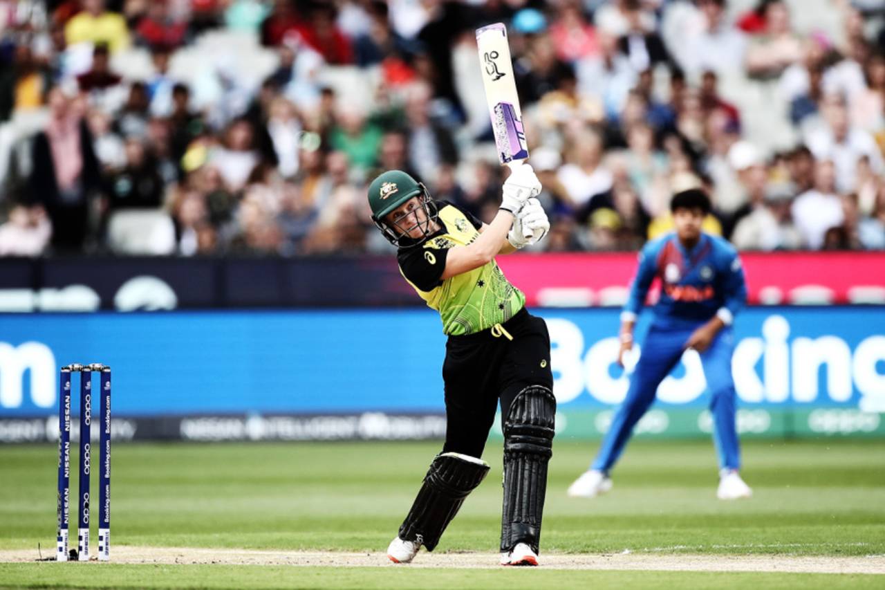 Alyssa Healy's innings included three back-to-back sixes off Shikha Pandey&nbsp;&nbsp;&bull;&nbsp;&nbsp;Cameron Spencer/Getty Images