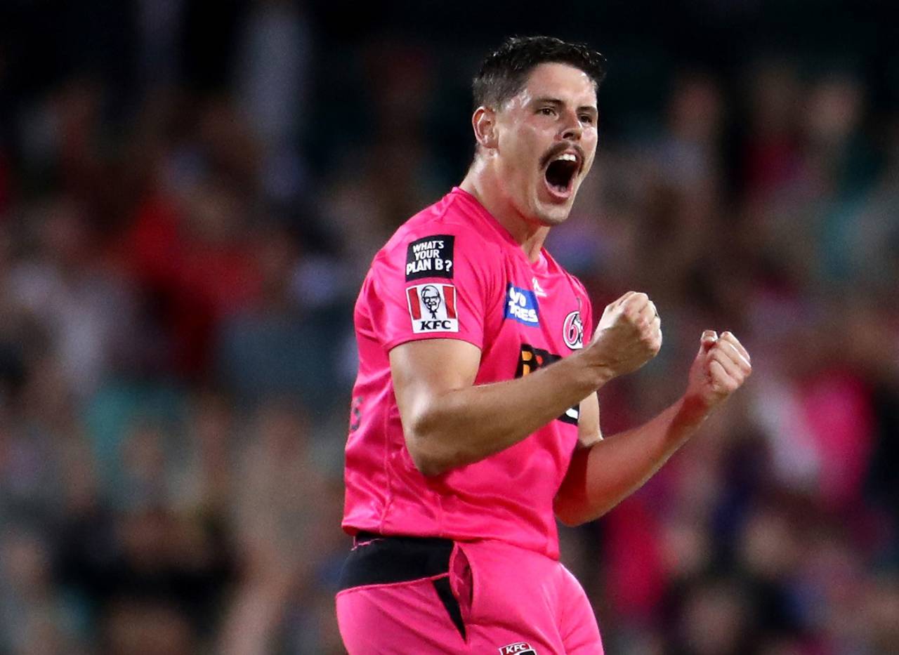 Ben Dwarshuis struck twice in his Power Surge over, Sydney Sixers vs Perth Scorchers, BBL final, SCG, February 6, 2021