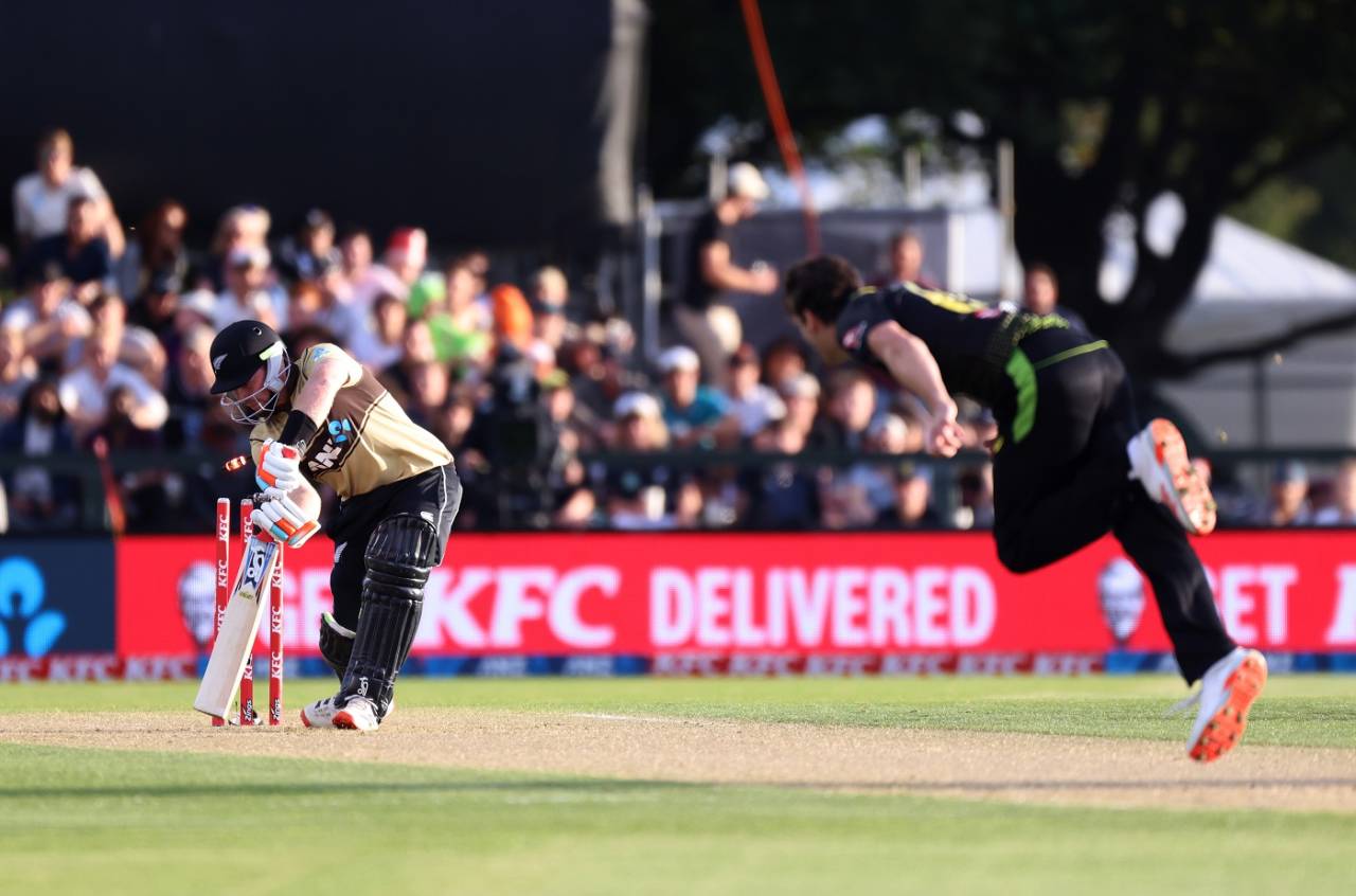 Jhye Richardson struck on his return to international cricket&nbsp;&nbsp;&bull;&nbsp;&nbsp;Getty Images