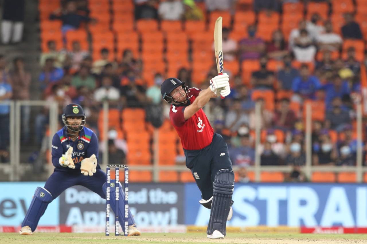 Jonny Bairstow tees off, India vs England, 1st T20I, Ahmedabad, March 12, 2021