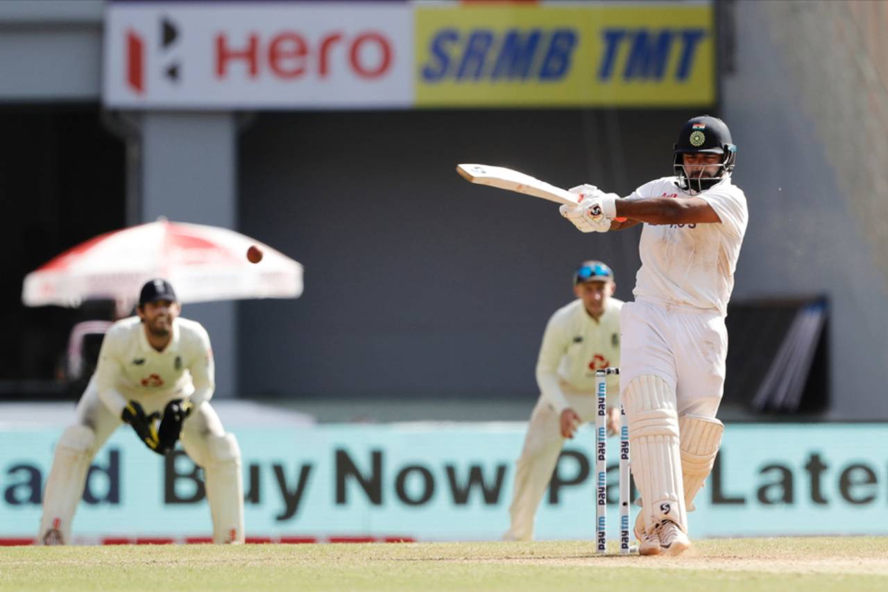 Rishabh Pant pulls, India vs England, 4th Test, Ahmedabad, 2nd day, March 5, 2021