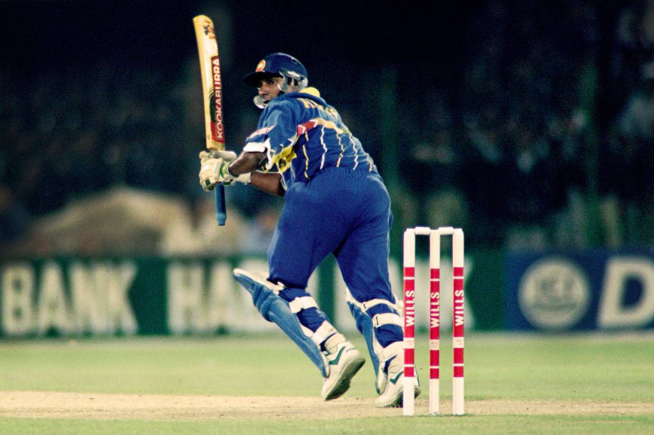 Aravinda de Silva made an unbeaten century, Australia v Sri Lanka, World Cup, final, Colombo, March 17, 1996