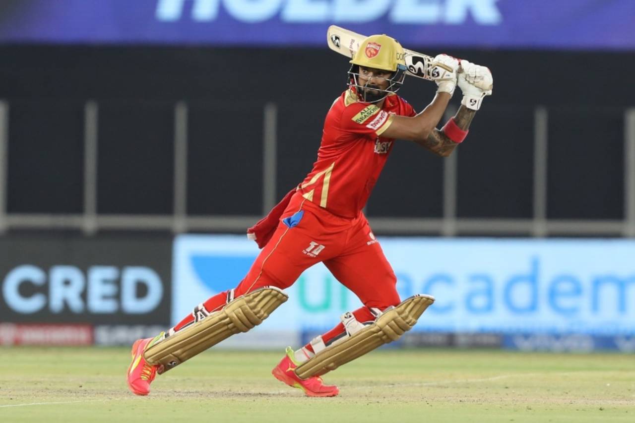KL Rahul plays the cut, Punjab Kings vs Royal Challengers Bangalore, IPL 2021, Ahmedabad, April 30, 2021