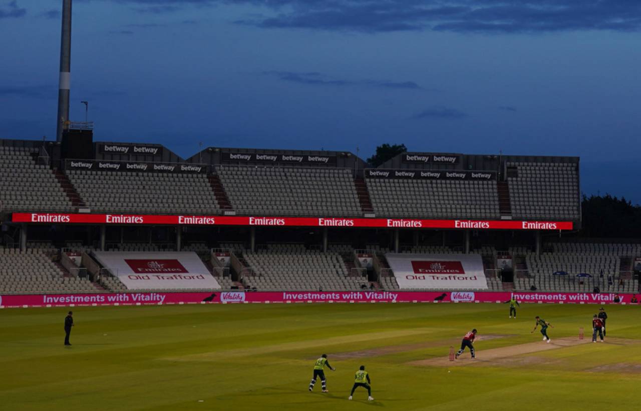 Shaheen Afridi bowls Jonny Bairstow with a yorker, England v Pakistan, 3rd T20I, Old Trafford, September 1, 2020
