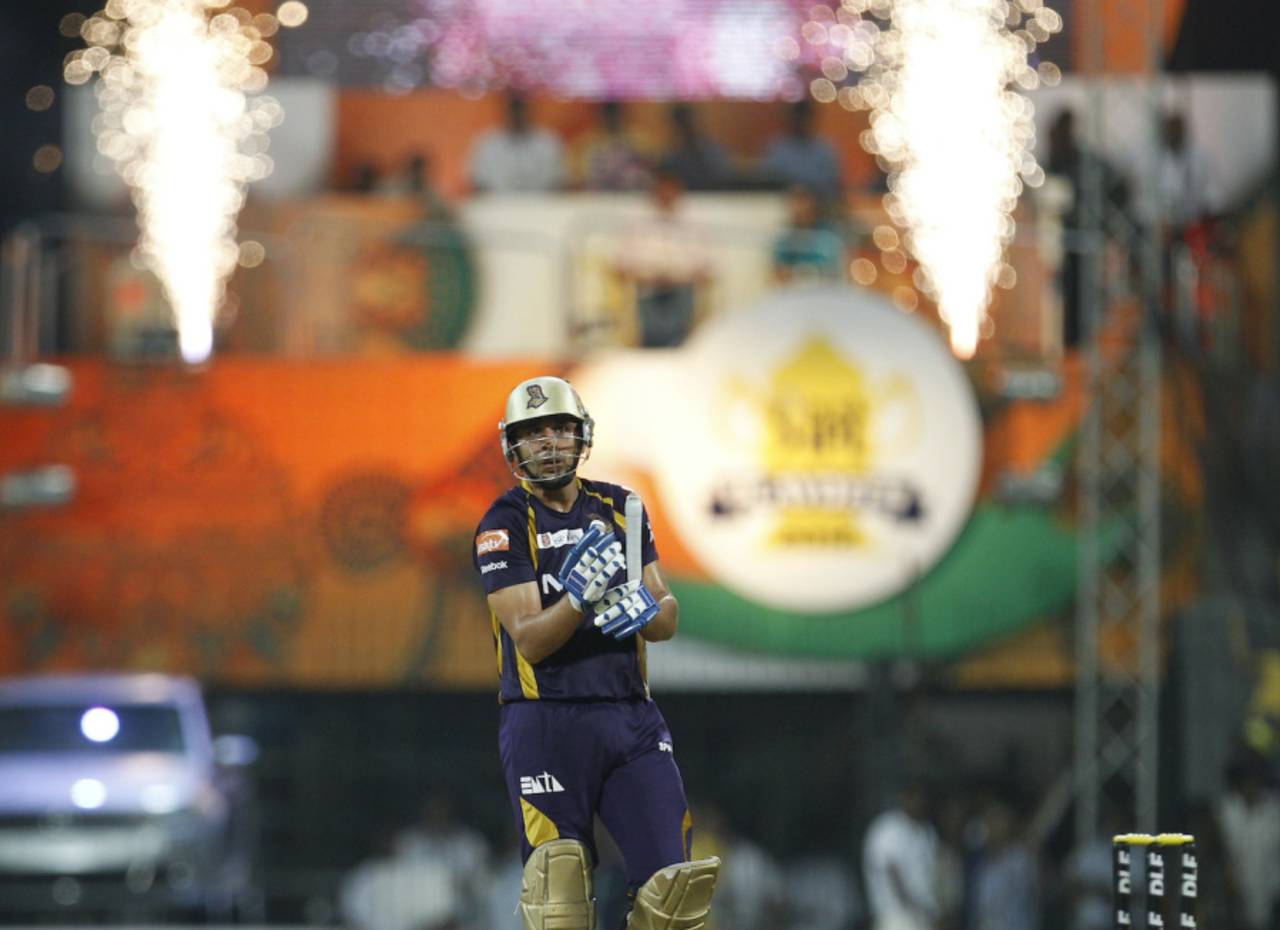Bisla's 89 in the final was his highest score of the 2012 IPL season&nbsp;&nbsp;&bull;&nbsp;&nbsp;Associated Press