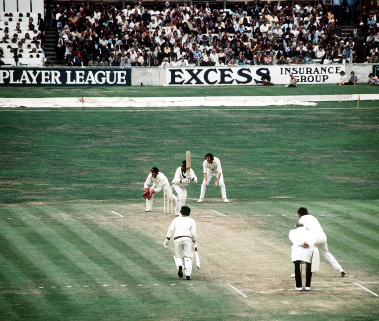 Garry Sobers plays a shot to the leg side, England v West Indies, 1st Test, 4th day, The Oval, July 30, 1973