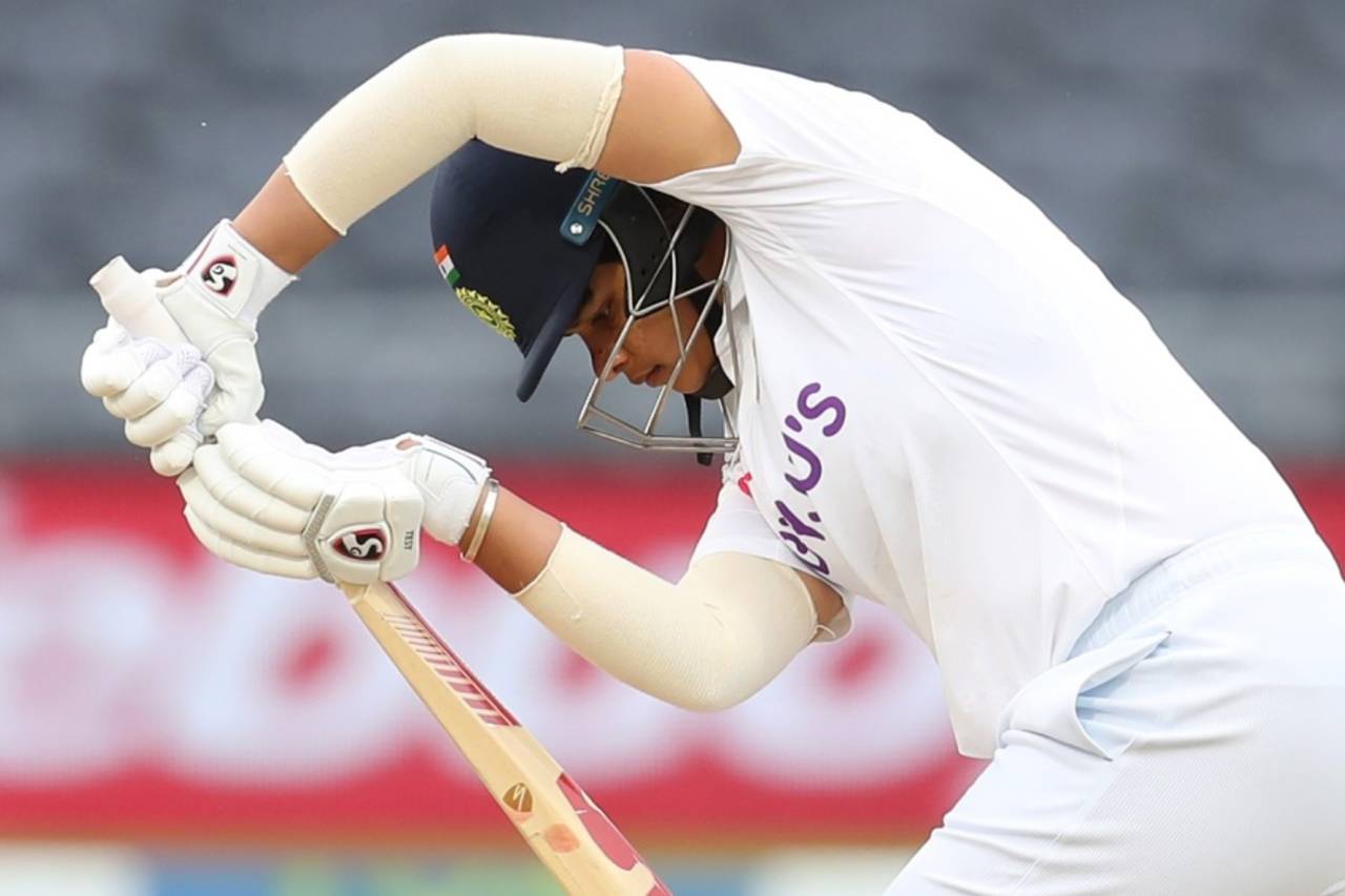 Shafali Verma fell short of a debut century in her first Test but her 96 set the tone for India's fighting draw&nbsp;&nbsp;&bull;&nbsp;&nbsp;Getty Images