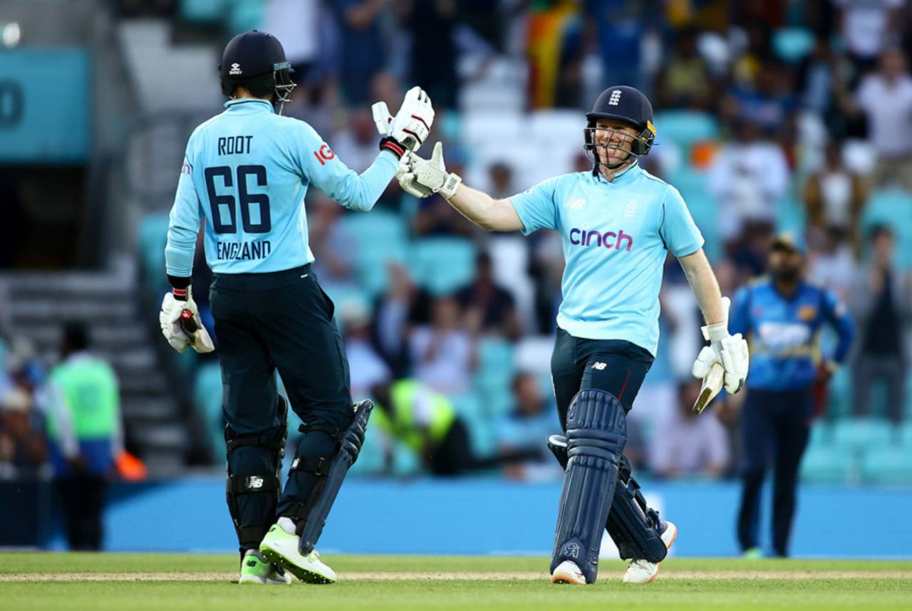 Eoin Morgan and Joe Root sealed the win with 42 balls remaining, England vs Sri Lanka, 2nd ODI, The Oval, July 1, 2021