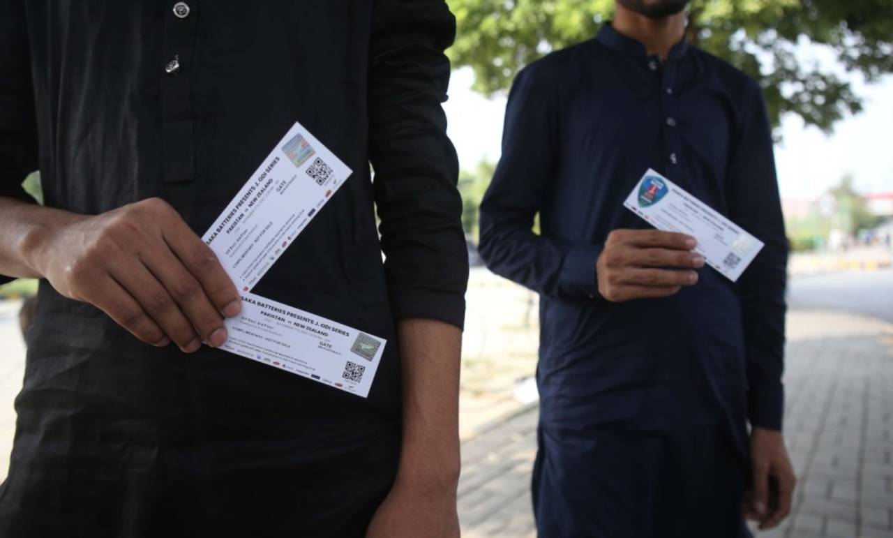 Fans are left holding tickets after New Zealand called off the tour of Pakistan, Rawalpindi, September 17, 2021
