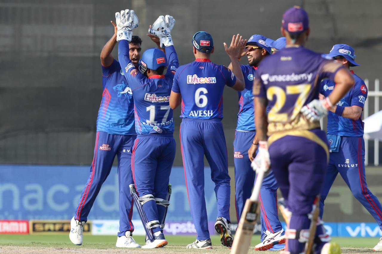 R Ashwin is pumped after sending back Eoin Morgan, Kolkata Knight Riders vs Delhi Capitals, IPL 2021, Sharjah, September 28, 2021