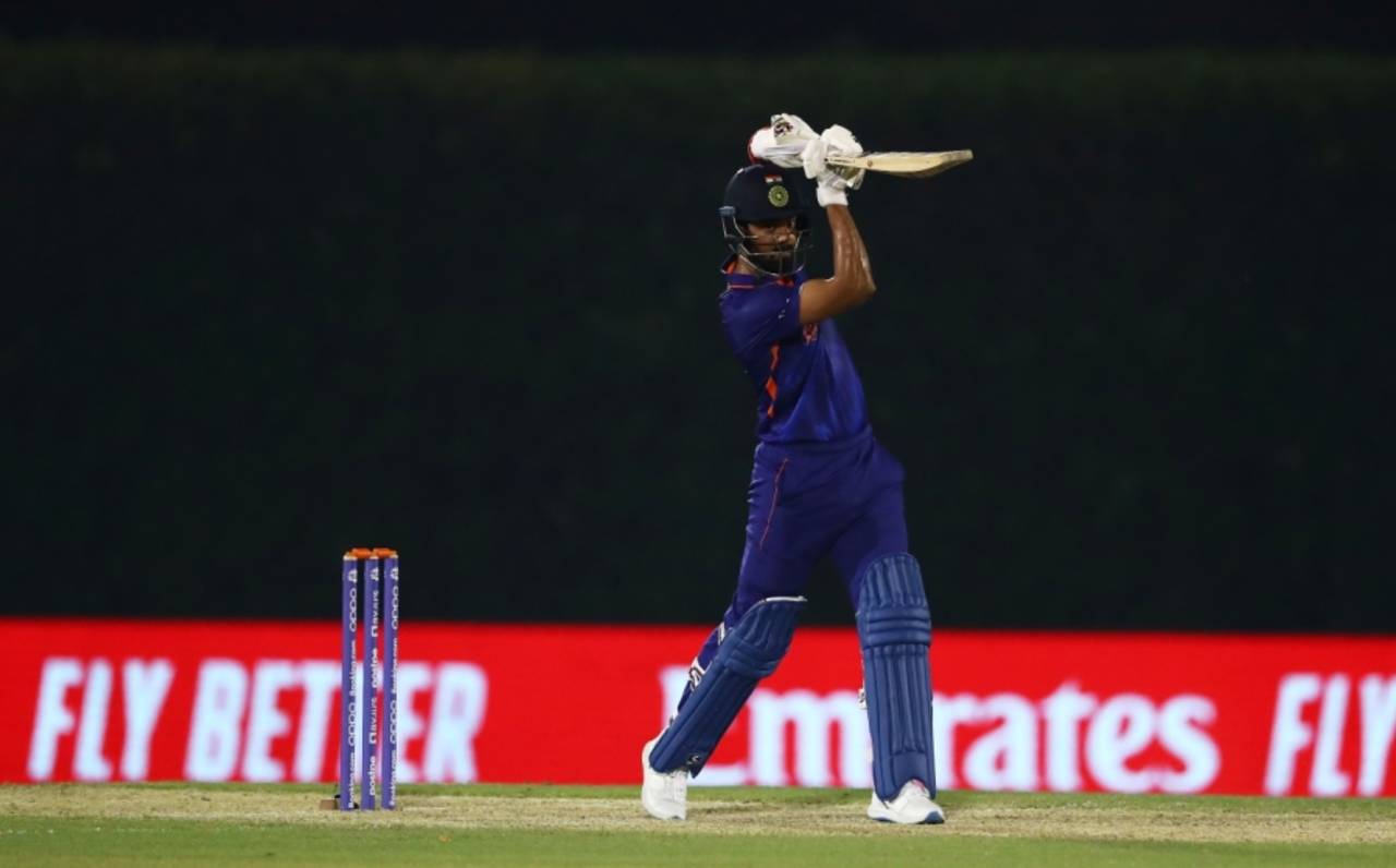 KL Rahul extended his scintillating form from the IPL&nbsp;&nbsp;&bull;&nbsp;&nbsp;ICC/Getty Images