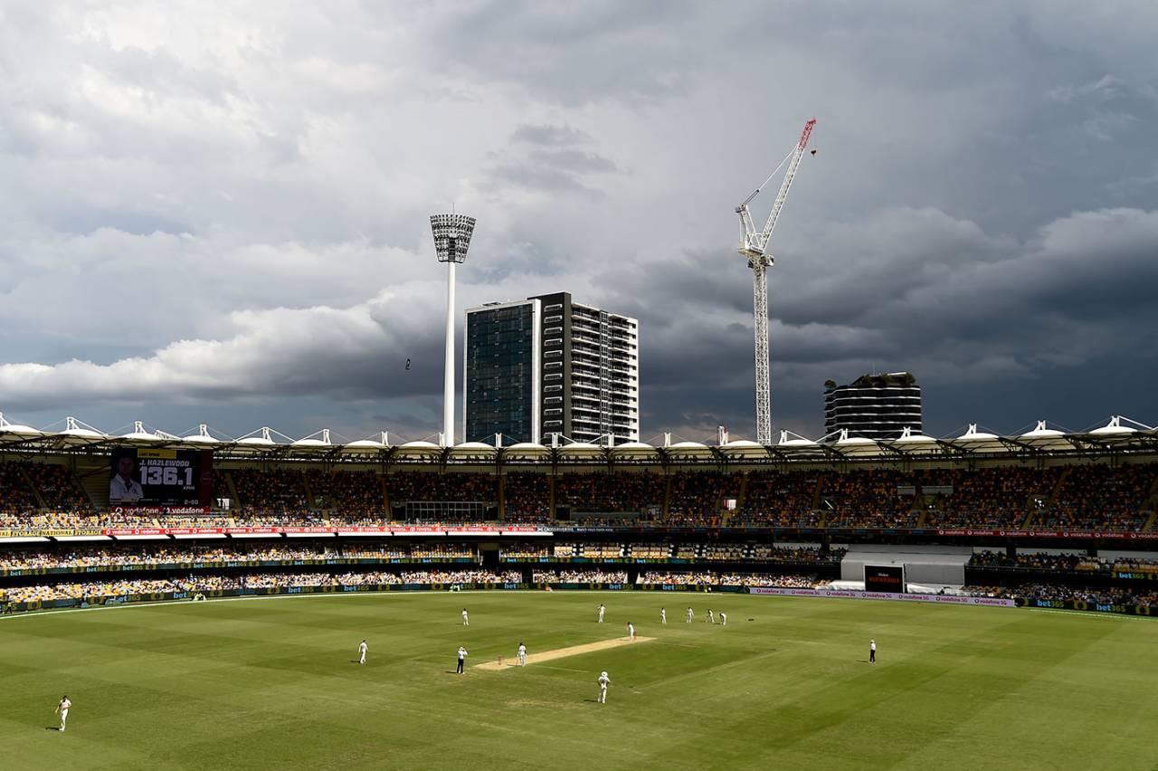 A general view across the Gabba, Australia vs India, 4th Test, Brisbane, January 16, 2021