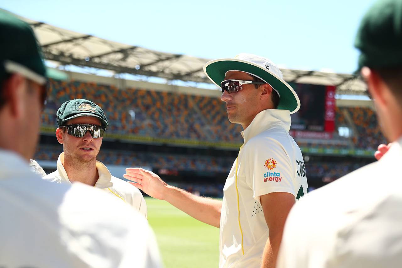 Cummins and goings: Pat Cummins had to hand over captaincy to his deputy, Steve Smith, after just one Test&nbsp;&nbsp;&bull;&nbsp;&nbsp;Getty Images