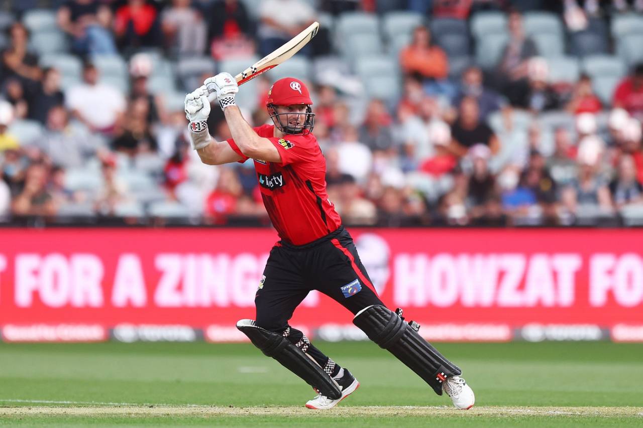 Shaun Marsh became the first player in the BBL to score fifties against all eight teams, Melbourne Renegades vs Brisbane Heat, Big Bash League, Geelong, January 6, 2022
